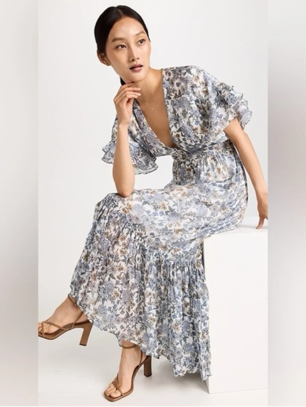 NWOT - MINKPINK - Darcy Maxi Dress in Multi - Picture 8 of 15
